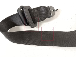 Mercedes Benz GLS 166 (2015–2019) Sicherheitsgurt hinten A1668602685 - 5