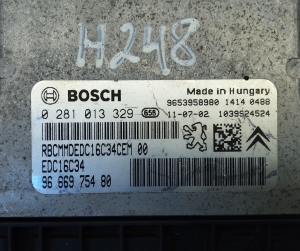 Citroen Berlingo (2008–2018) Motorsteuergerät 9666975480 - 3