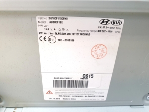 Kia Sportage (2016–2021) Audio, Video, Navigation 96160F1150FHW - 2