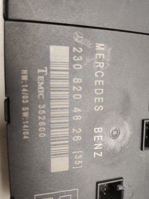 Mercedes Benz SL-Class 230 (2001–2012) Front door control unit a2308204826 - 4