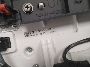 TOYOTA bZ4X I (2022–2026) Näidikuplokk 838004AA60 - 2