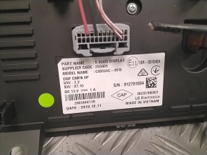 RENAULT Zoe (2012–2026) Écran 280349411R - 4