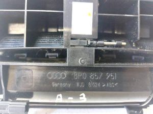 AUDI A3 8P (2003–2012) Cendrier avant 8P0857951 - 2