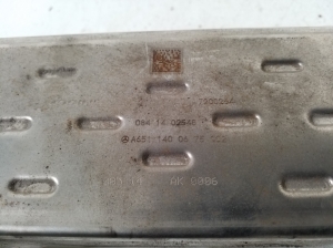Mercedes Benz E-Class W212 (2009–2015) EGR-klapi jahuti A6511400675 - 4