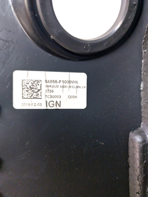 Kia Sportage (2016–2021) Steering column trim 84855F1100WK - 4