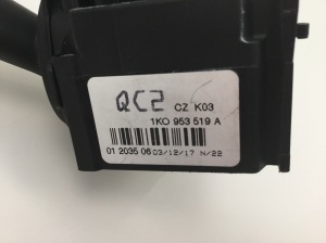 AUDI A3 8P (2003–2012) Scheibenwischerschalter 1KO953519A - 3