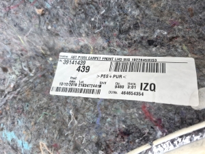 Opel Crossland X X 75 (2017–2026) Salongi põrandavaip 39141439 - 2