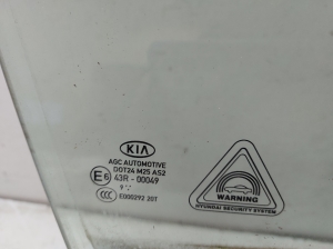 Kia Sportage (2016–2021) Priekšējo durvju stikls 43R0049 - 2