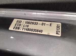 Tesla Model S S (2012–2026) Trunk lid 100263301E - 4
