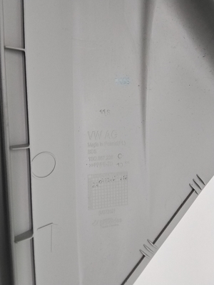 Skoda Citigo (2011–2026) Esipiilari siseviimistlus 1S0867233C - 2