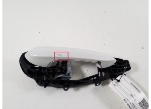 BMW IX3 G08 (2021–2026) Front door external opening handle and its details - 2