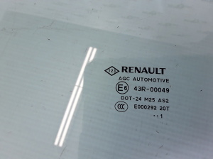 RENAULT Laguna III (2007–2015) Esiukse klaas 803010001R - 5