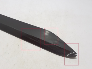 Skoda Superb (2015–2026) Rear side door molding 3V0854949E - 3