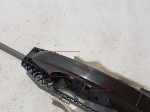 Skoda Superb (2015–2026) Rear side door exterior handle and its parts - 4