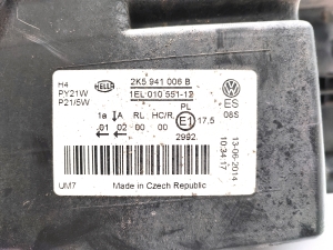 Volkswagen Caddy III (2004–2015) Priekšējais lukturis 2K5941006B - 4