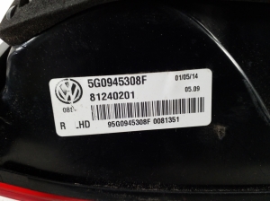 Volkswagen E-Golf (2017–2026) Rückleuchte Heckleuchte innen 5G0945308F - 5