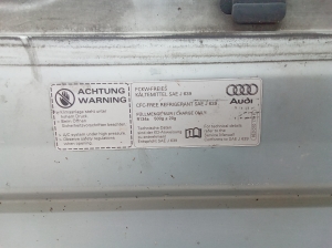 AUDI A4 B6 (2000–2005) Motorhaube 8E0010170F - 3