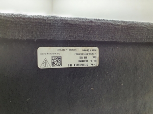 Porsche Panamera 971 (2016–2026) Trunk carpet 971861531B - 4