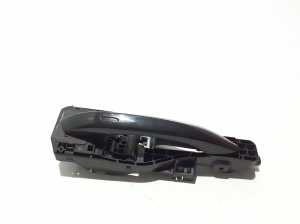 Front door external opening handle and its details