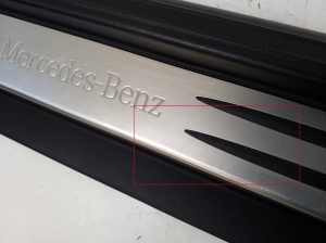 Mercedes Benz SLK-Class 171 (2004–2011) Inner sill trim A1716800235 - 4