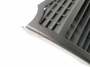 Mercedes Benz S-Class 221 (2005–2013) Dashboard air vent grilles A2218300154 - 3