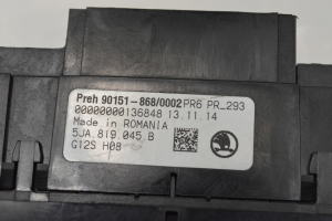 Skoda Rapid (2011–2026) Heater control panel 5JA819045B - 4