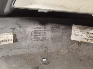 Mercedes Benz S-Class 222 (2013–2020) Front bumper A2228800147 - 6