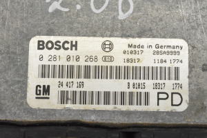Opel Zafira A (1999–2005) Calculateur moteur 24417169 - 3