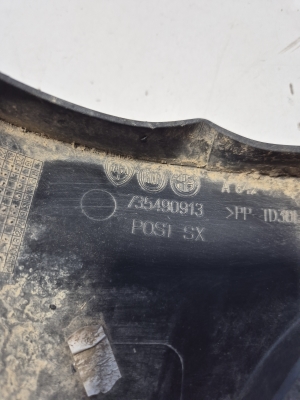 FIAT Panda (2012–2026) Rear fender trim cover 735490913 - 2