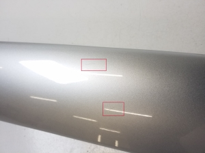 Mercedes Benz SLK-Class 171 (2004–2011) Windshield pillar outer molding A1716900139 - 5