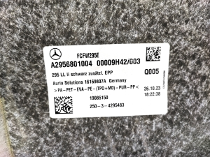 Mercedes Benz EQE V295 (2022–2026) Salongi põrandavaip A2956801004 - 2