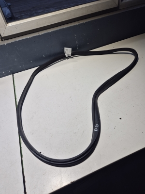 Rear side door seal on the door