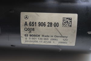 Mercedes Benz E-Class W212 (2009–2015) Starteris A6519062800 - 3