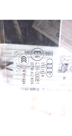 AUDI A4 B7 (2004–2008) Türscheibe hinten 43R00081 - 3