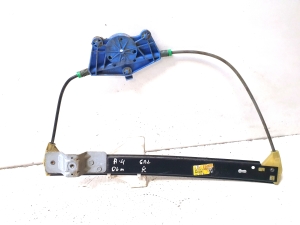 Rear side door window regulator