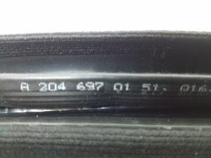 Mercedes Benz C-Class 204 (2007–2014) Tagumise küljeukse tihenduskumm A20469701519B00 - 2