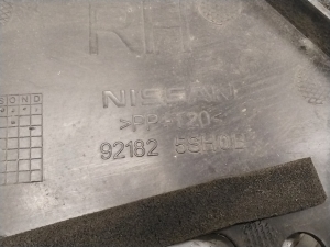 NISSAN Leaf II (2017–2026) Luftleitblech für den Kühler 921825SH0B - 2