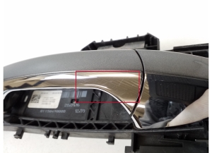 Infiniti Q30 (2015–2018) Rear side door exterior handle and its parts 826405DB2A - 4