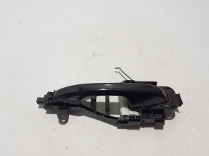   Front door external opening handle and its details  -  