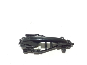   Front door external opening handle and its details  -  