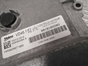 Peugeot 2008 (2013–2026) Engine control unit 9818160080 - 2
