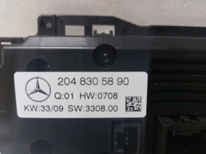 Mercedes Benz GLK-Class 204 (2008–2015) Heater control panel A2048305890 - 5