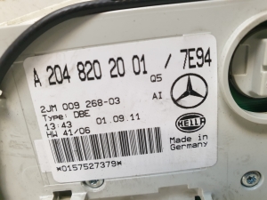 Mercedes Benz GLK-Class 204 (2008–2015) Front interior lighting panel A2048202001 - 5