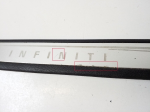 Infiniti Q30 (2015–2018) Inner sill trim 769B05DA0A - 3
