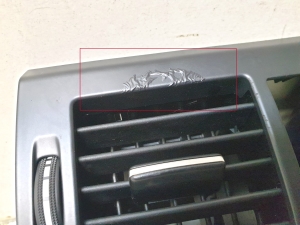 Mercedes Benz GLK-Class 204 (2008–2015) Dashboard air vent grilles A2048306064 - 2