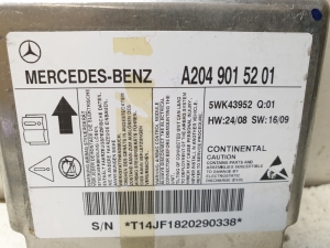 Mercedes Benz GLK-Class 204 (2008–2015) Drošības spilvenu modulis A2049015201 - 3
