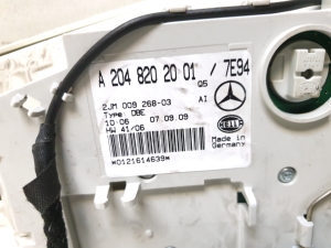 Mercedes Benz GLK-Class 204 (2008–2015) Front interior lighting panel A2048202001 - 2