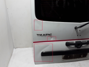 RENAULT Trafic III (2014–2022) Trunk lid 901007512R - 2