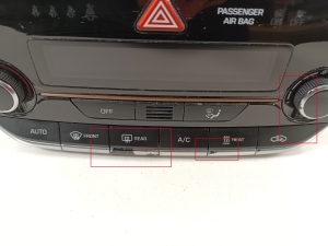 Hyundai IONIQ (2016–2026) Heater control panel 97250G7060 - 4