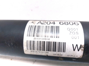 Mercedes Benz GLK-Class 204 (2008–2015) Kardanwelle A2046806 - 4